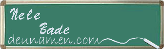 Nele Bade Visitenkarte